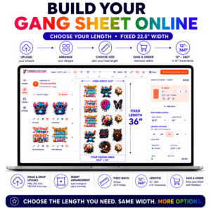 Create a Fixed Size DTF Gang Sheet